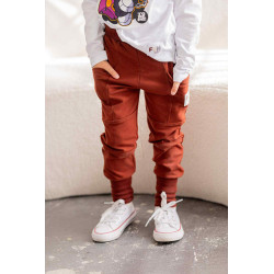 Spodnie z kieszeniami ▪️ Brown ▪️FUNKIDS