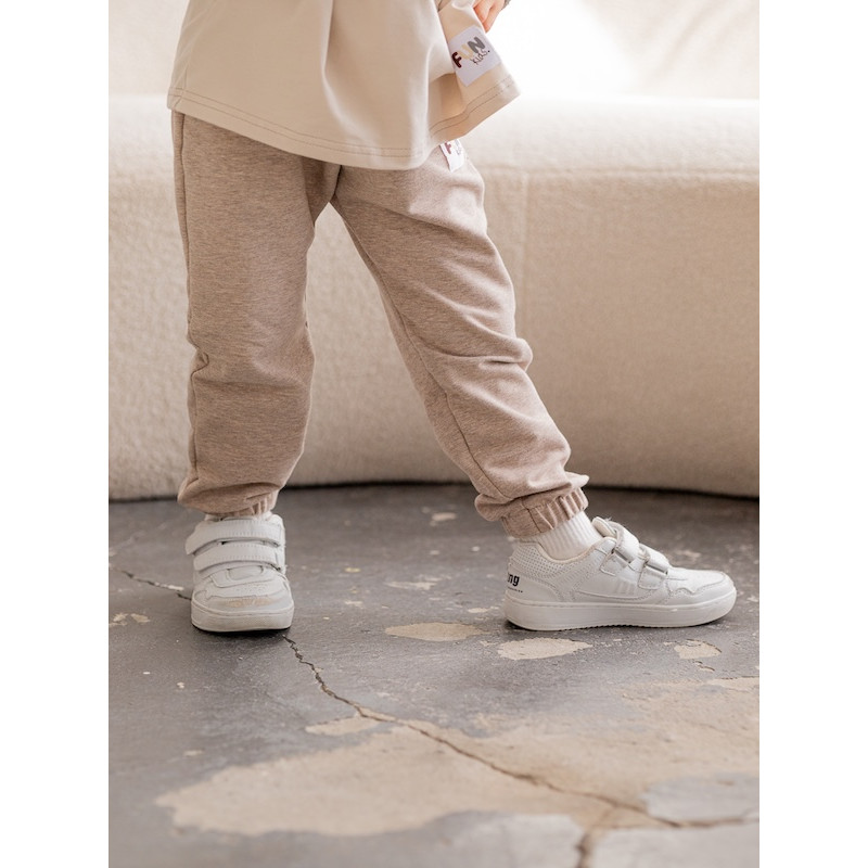 Spodnie Dresowe ▪️ Beige ▪️ FUNKIDS